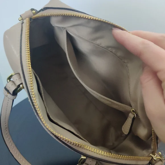 *Coach Peyton Bennett Mini Tan Leather Satchel - Picture 10 of 14